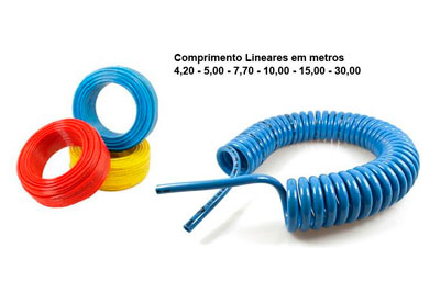 Mangueira Espiral (Nylon) - 6, 11 ou 12 Poliamida