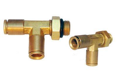 Tee Engate Rápido Macho Lateral Giratório C/Oring AZ 671-ERG Milímetro